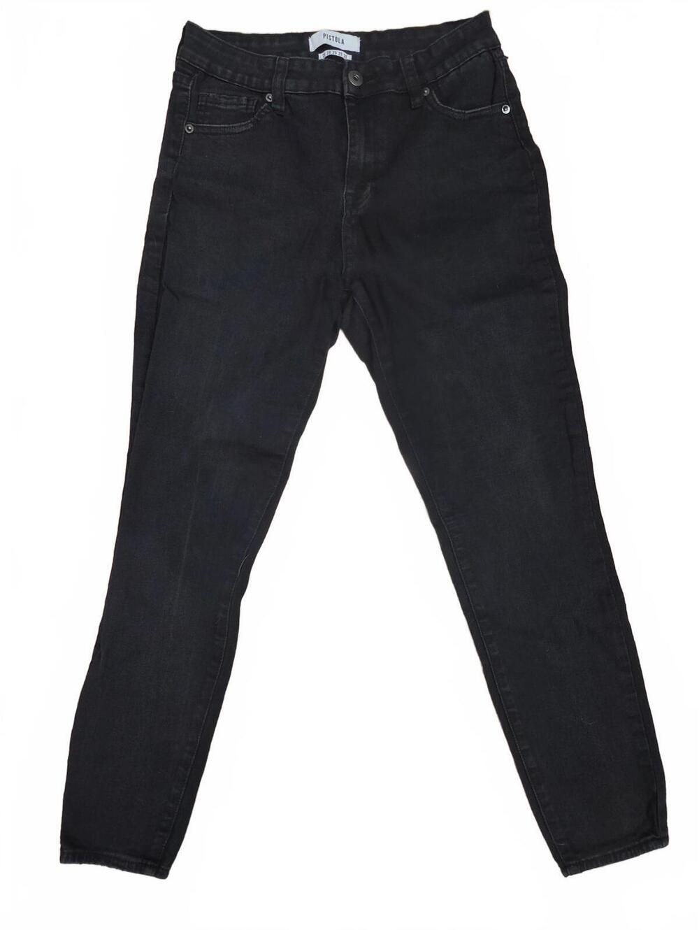 Pistola Black Mid Rise Skinny Denim Jeans Womens Size 29